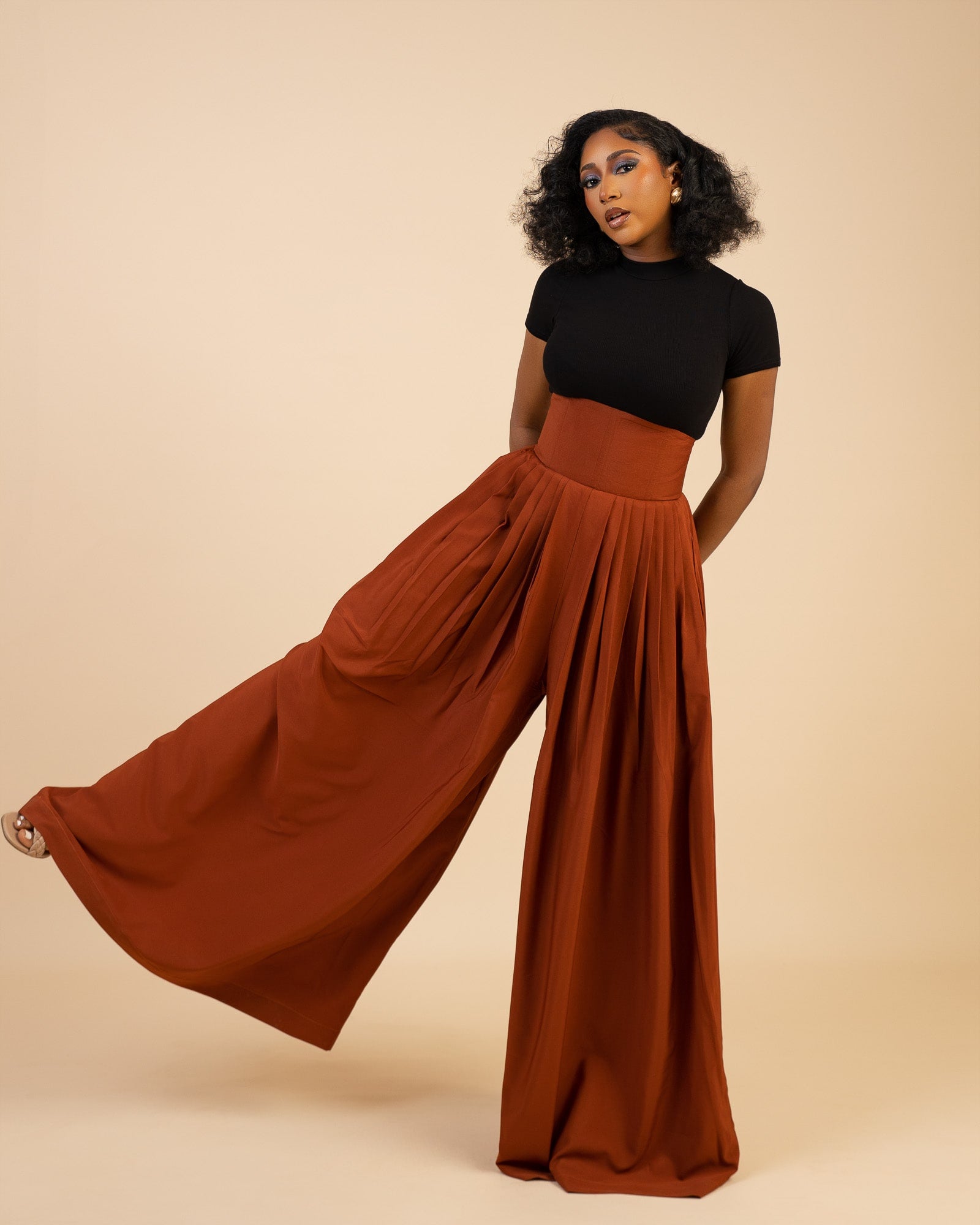 Ella Pants – Burnt Orange