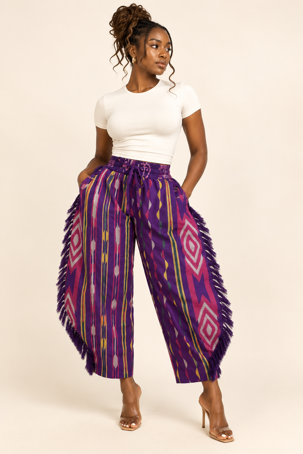 Nanya Barrel Pants – Purple by Fabs Africa