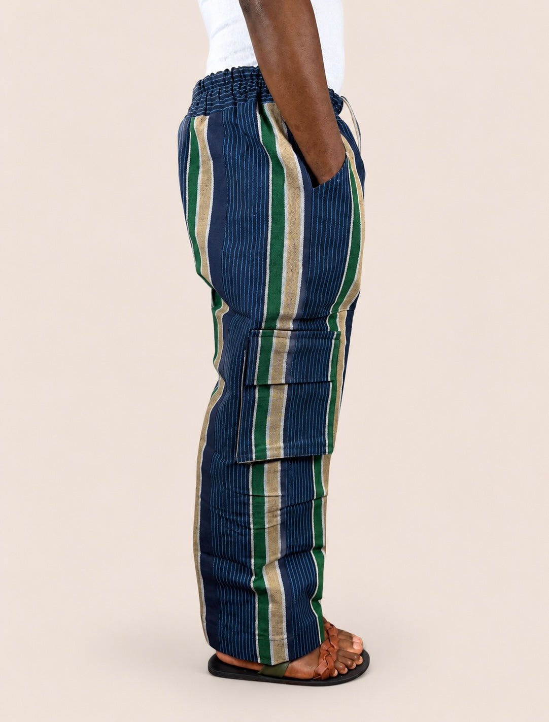 Cargo Pants - Navy/Green/Tan