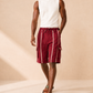 Cargo Shorts - Red/Cream