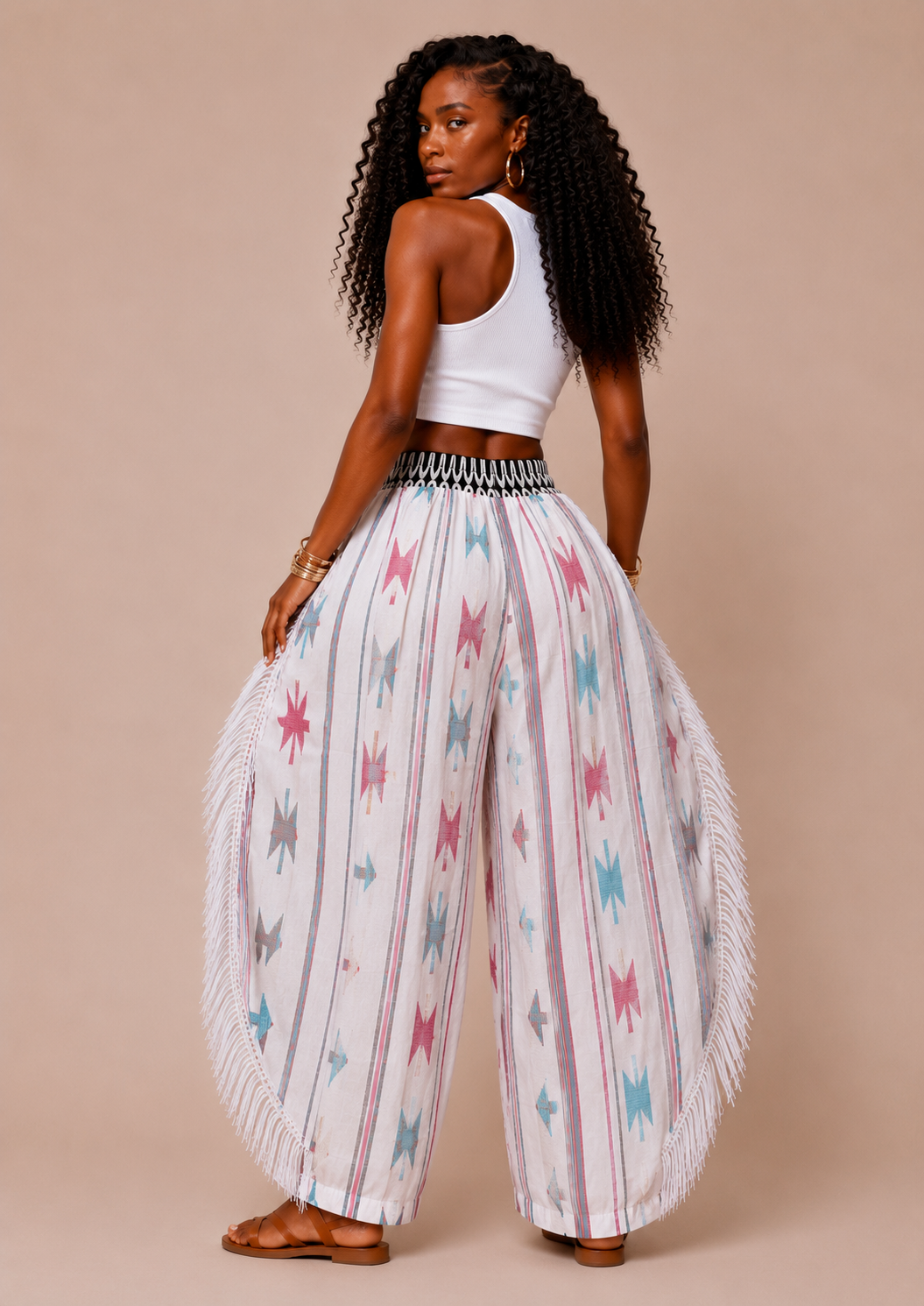 Nanya Barrel Pants - White