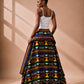 Akwete Skirt - Blue/Orange/Yellow/Green
