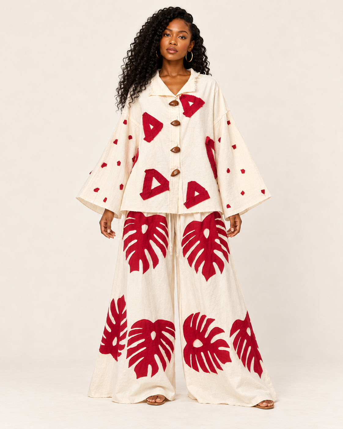 Ewé Patch Trousers by EKI KERE – view 1