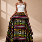 Akwete Skirt - Pink/Green