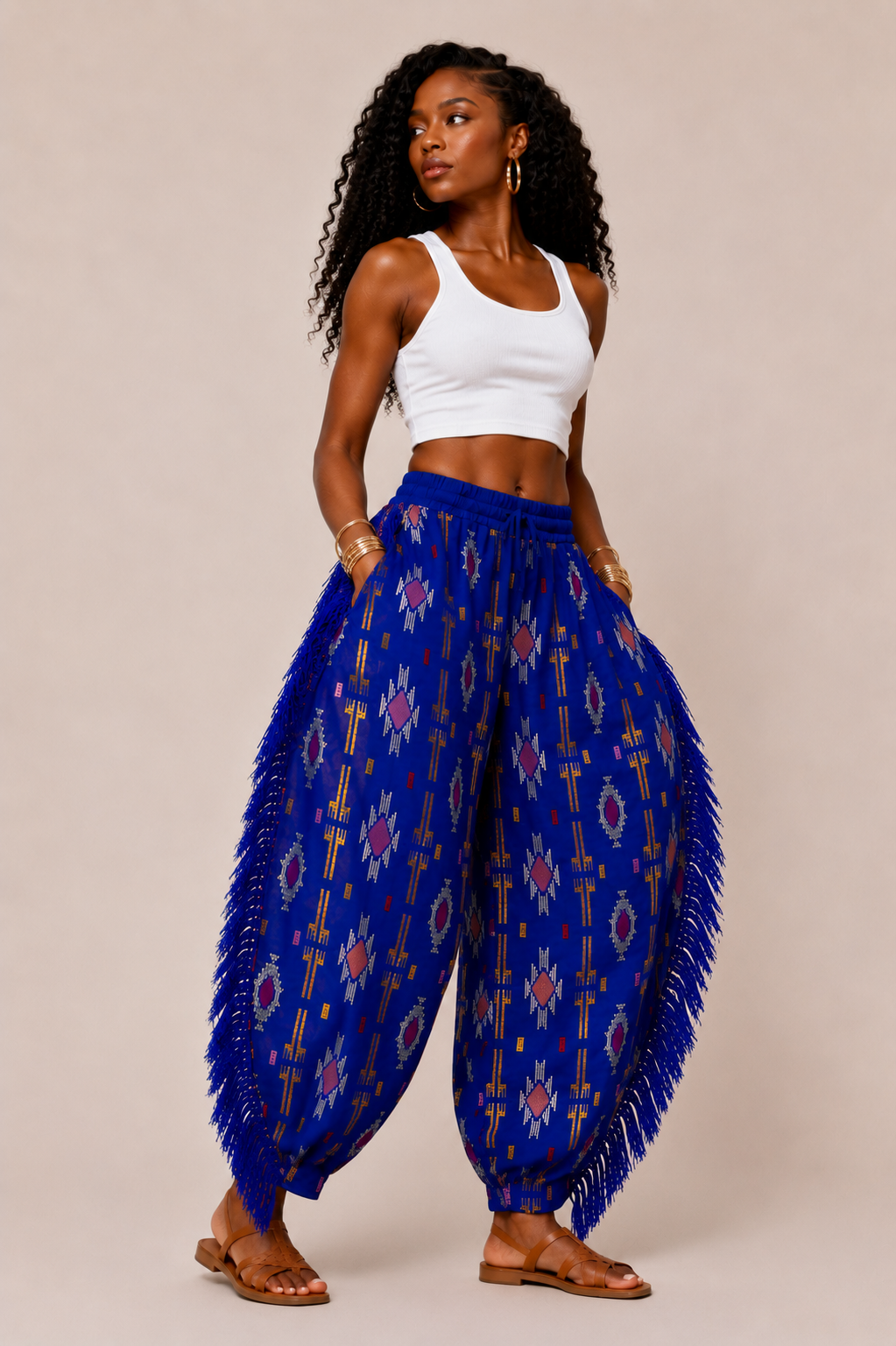 Nanya Barrel Pants - Blue