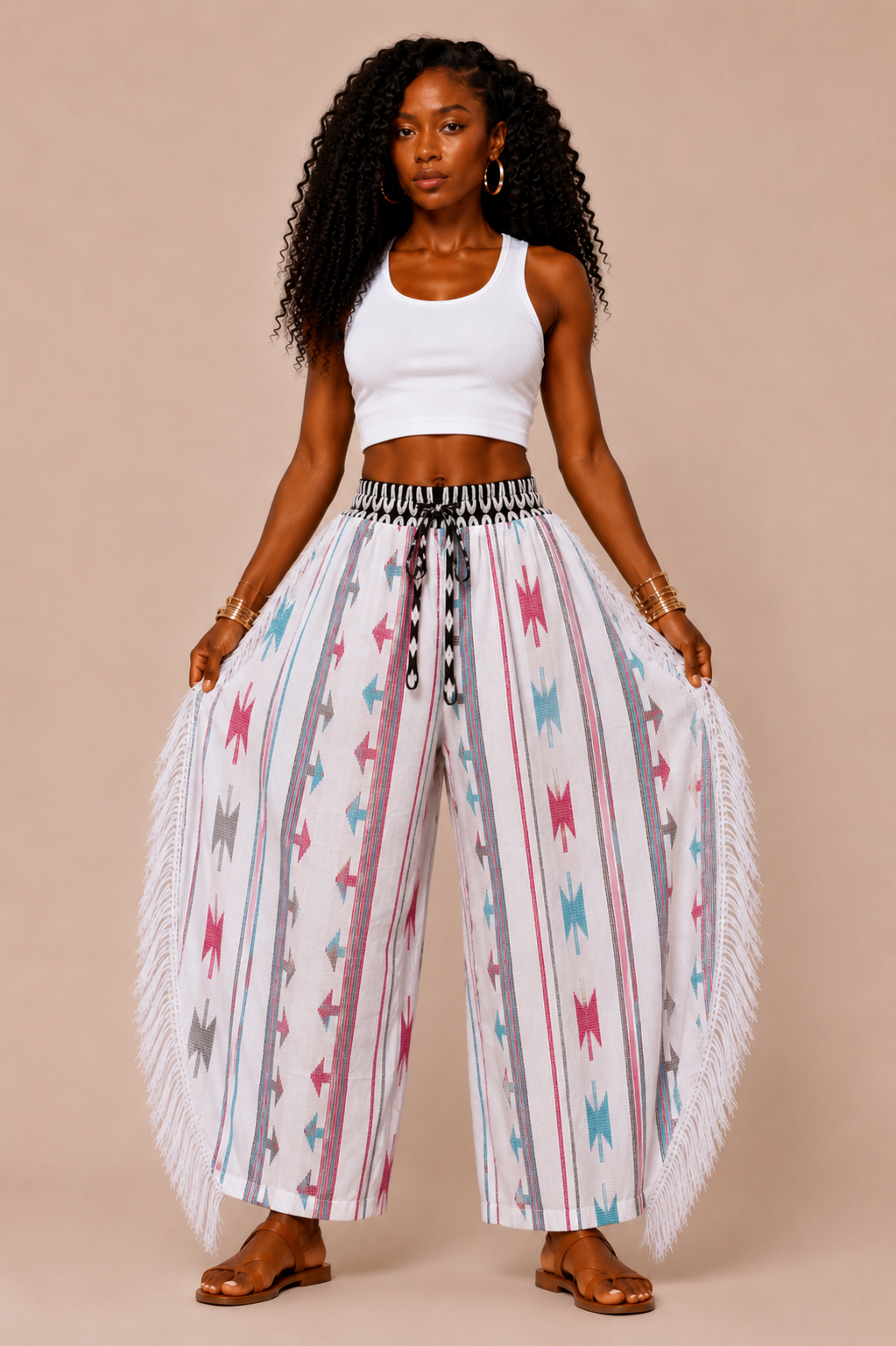 Nanya Barrel Pants - White