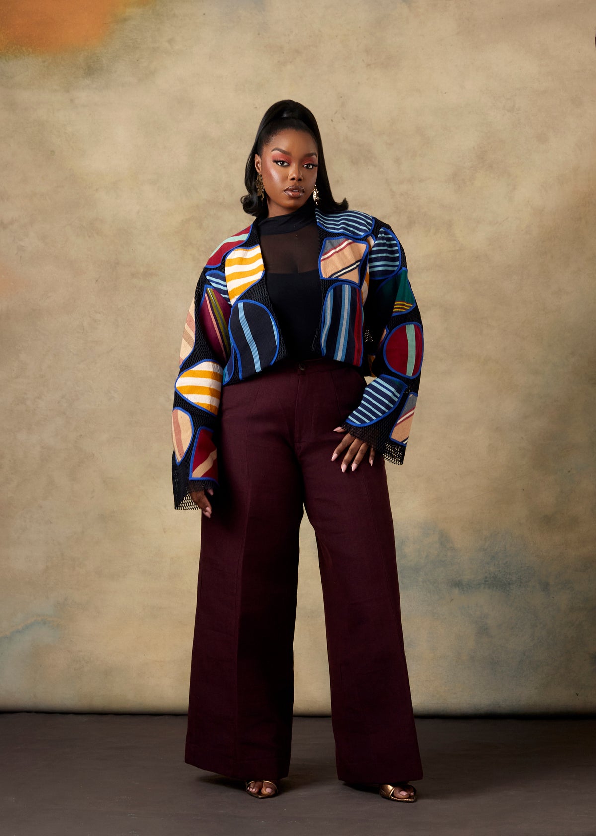 Patchwork Jacket by Andrew Tabitha – view 6