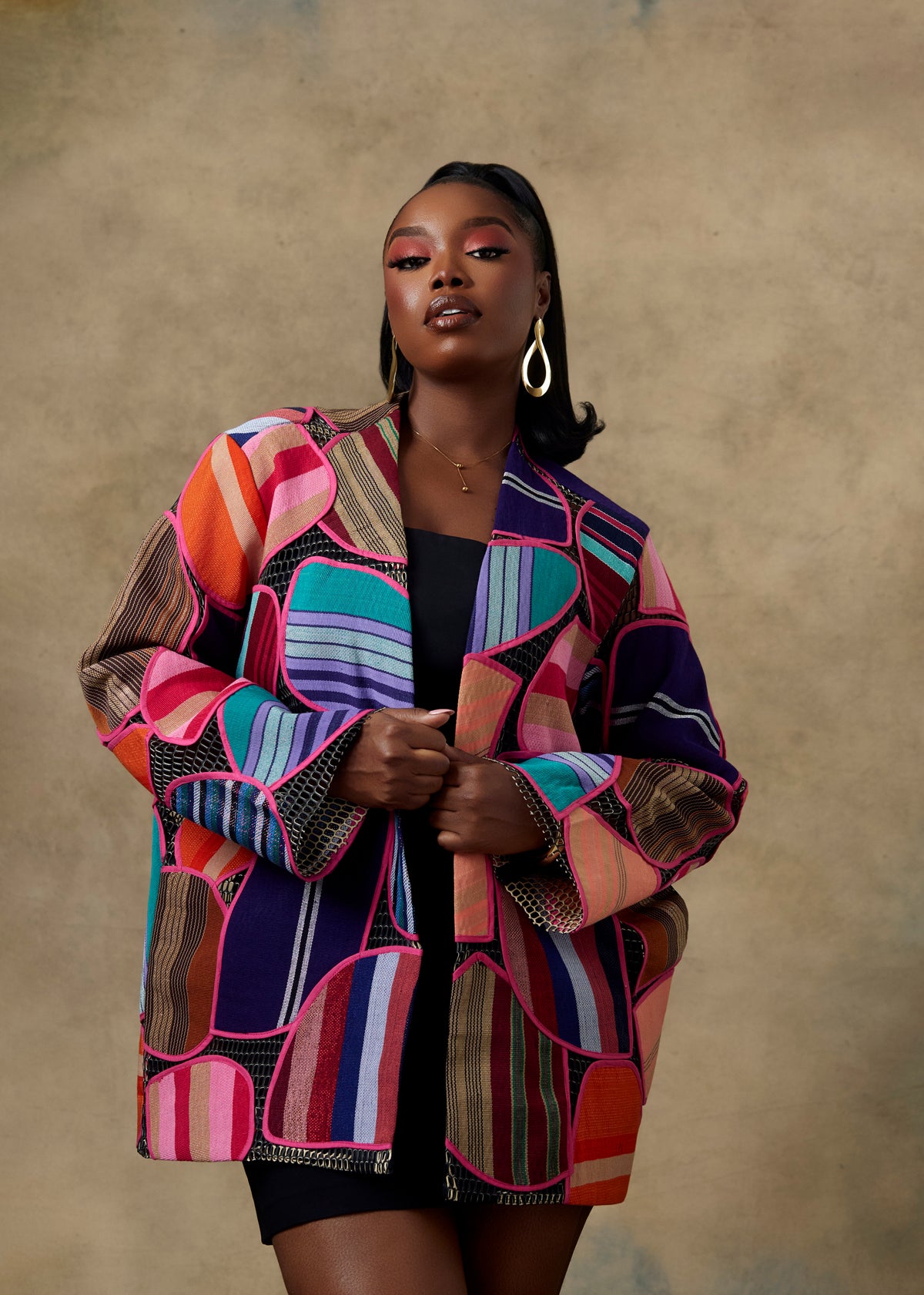 Patchwork Jacket by Andrew Tabitha – view 2