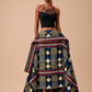 Akwete Skirt - Blue/Red