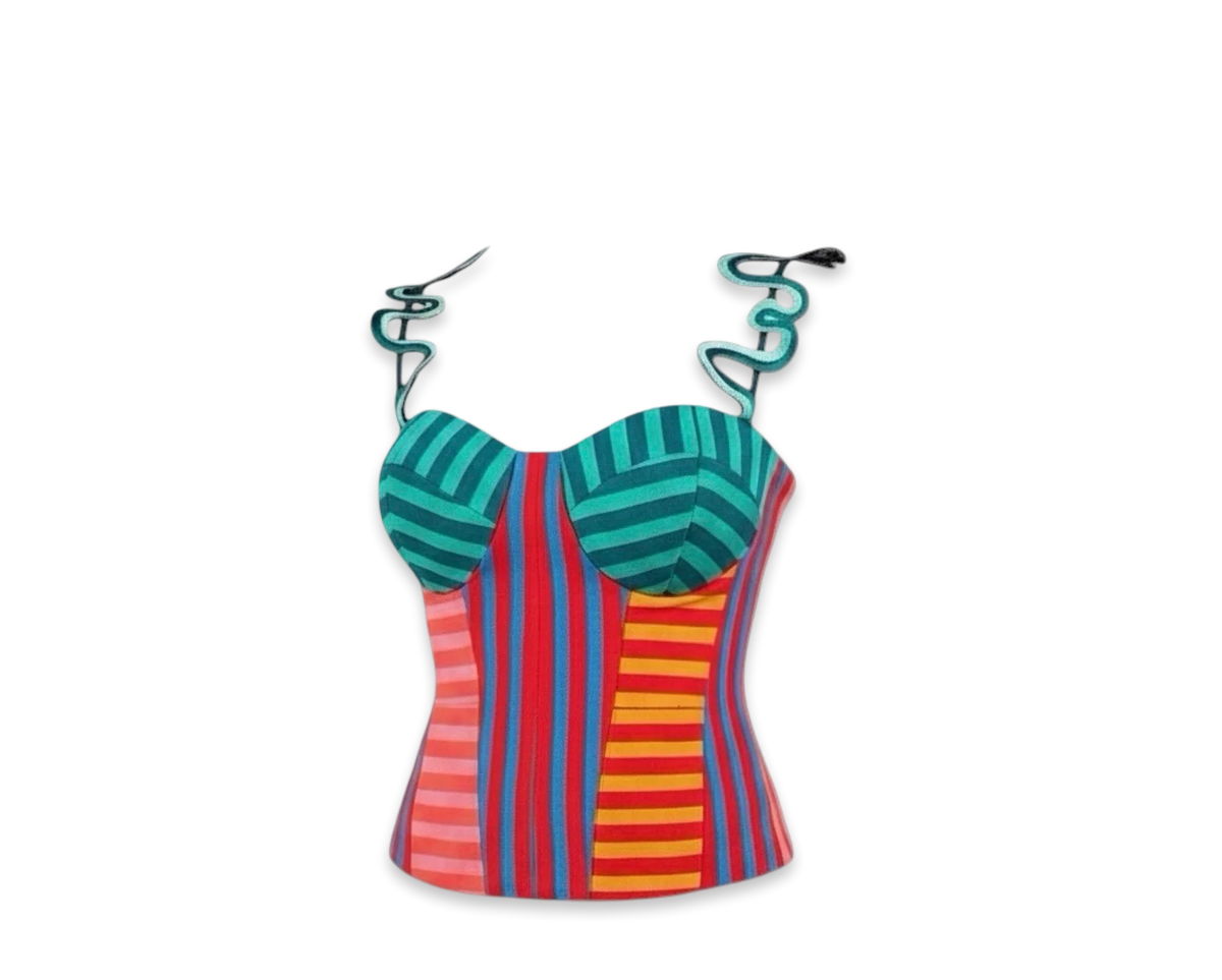 Aro Corset Top – Multicolor by Sheye Oladejo – view 1