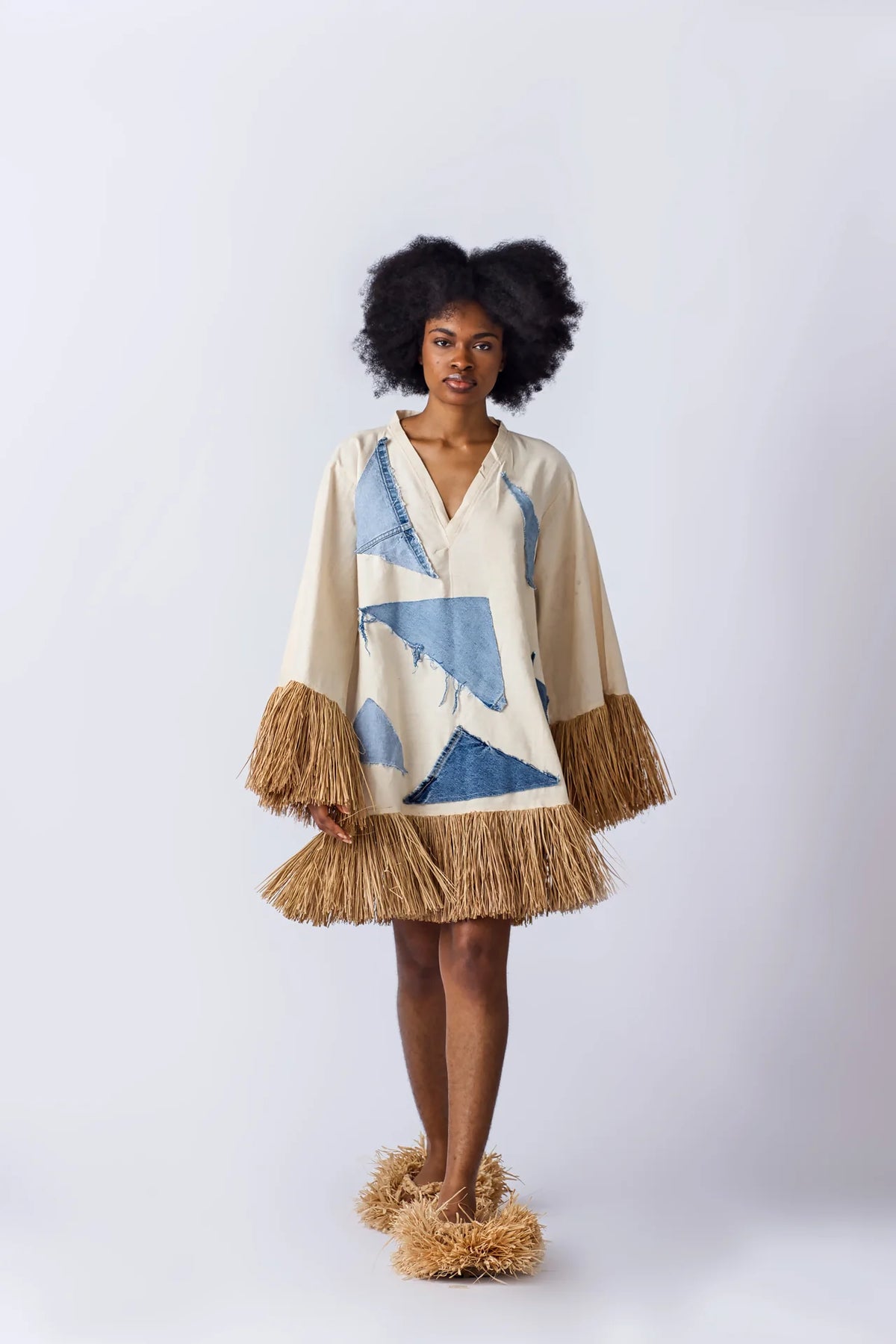 Raffia Doll Jean — Classic Blue by EKI KERE – view 5