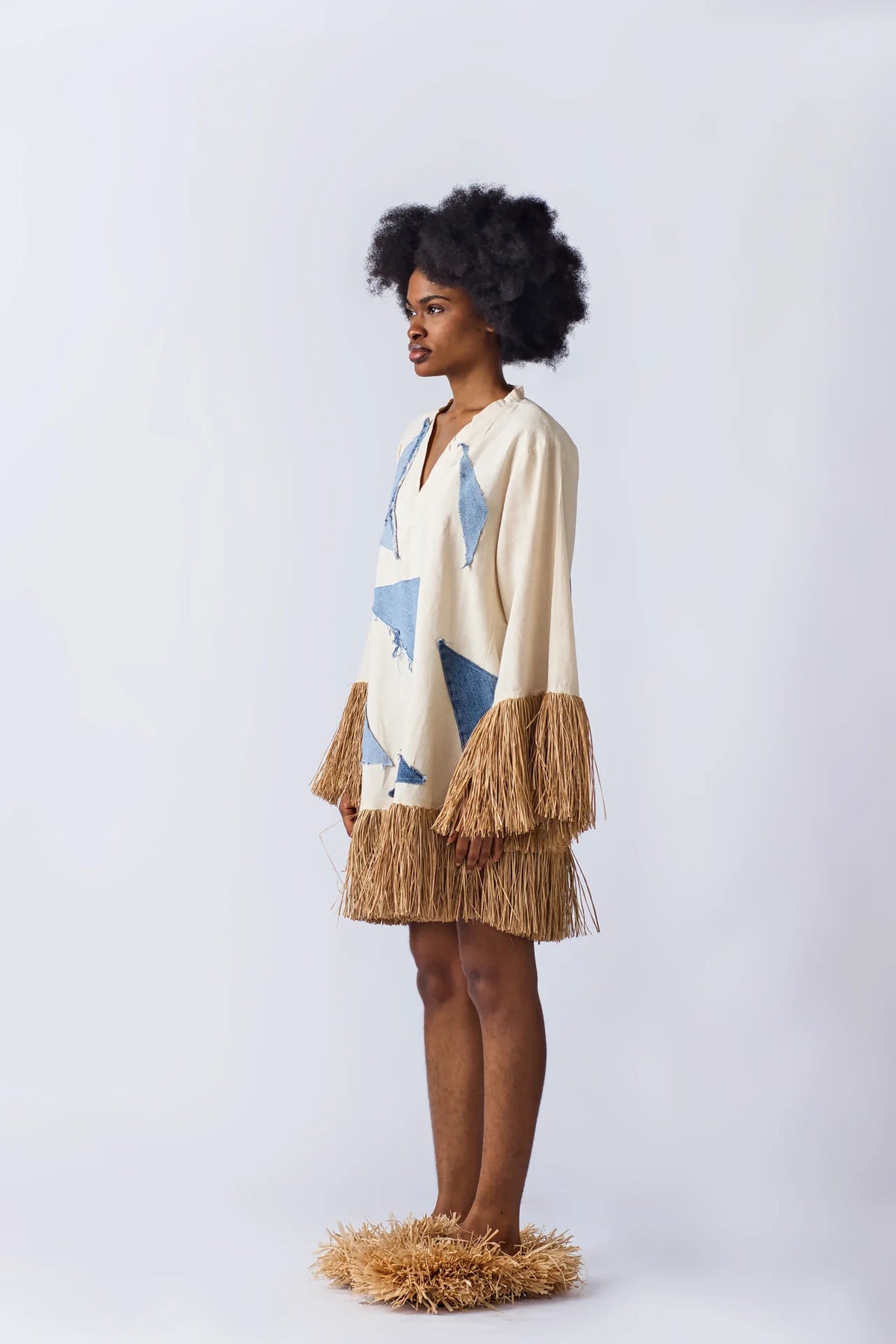 Raffia Doll Jean — Classic Blue by EKI KERE – view 2