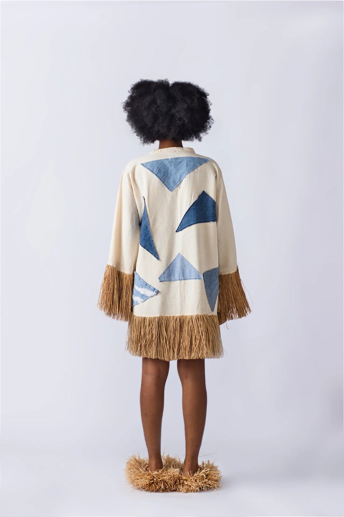 Raffia Doll Jean — Classic Blue by EKI KERE – view 3
