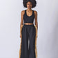 Mba Pant — Black Linen by EKI KERE – view 1
