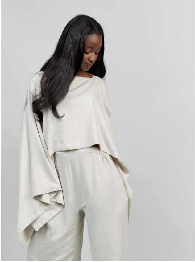 Alaye Top – Undyed by The Sustainabilaty Lifestyle